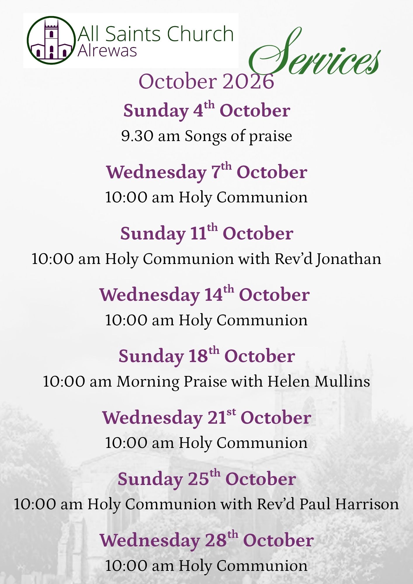 October Services (1)